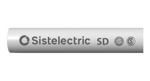 Caño 32mm (1 1/4) Pvc Tubelectric Genrod X 3mt Curvable Frio 1