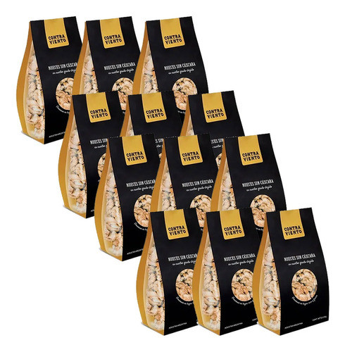 Pack 12 Nueces Sin Cascara Contraviento X 100grms 0