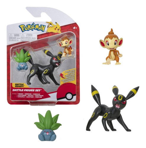 Pack 3 Figuras Originales Pokémon 1