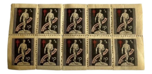 Filatelia Colección Estampillas Antiguas 1936 Navidad 0