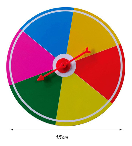 Roda Da Fortuna Sem Suporte, Mini Roda De Roleta Colorida 1