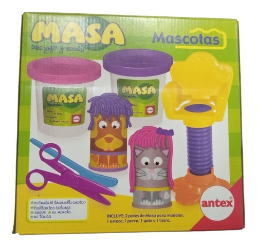 Masa Para Jugar Y Modelar Mascotas Perro Y Gato Antex 2105 0