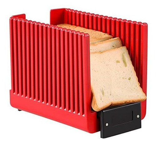 Cortador Pan Cortado Pan Casero Plegable Funcional Rojo 0