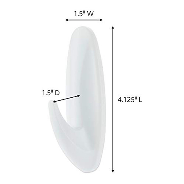 Diseñador De Comandos Bath Hook Large White 1hook With Water 1