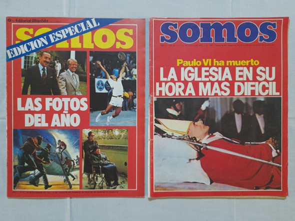 #z Lote 4 Revistas Somos Años 1977, 1978 Y 1982 Ver 1 #z Lote 4 Revistas Somos Años 1977, 1978 Y 1982 Ver 1
