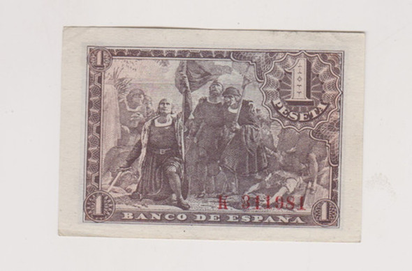 Billete España 1 Peseta Año 1943 Excelente + 1