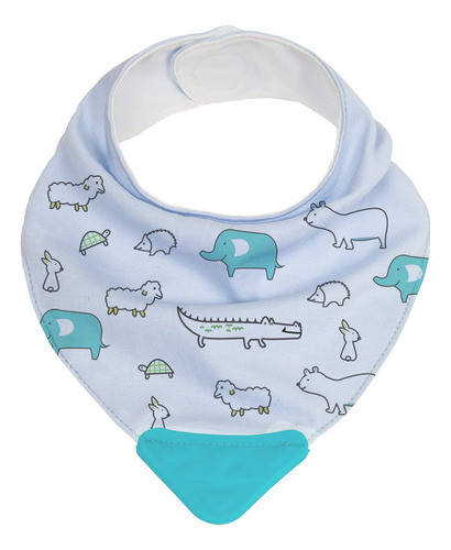 Bandana Babador Com Mordedor Algodão Animais 15284 - Buba 0