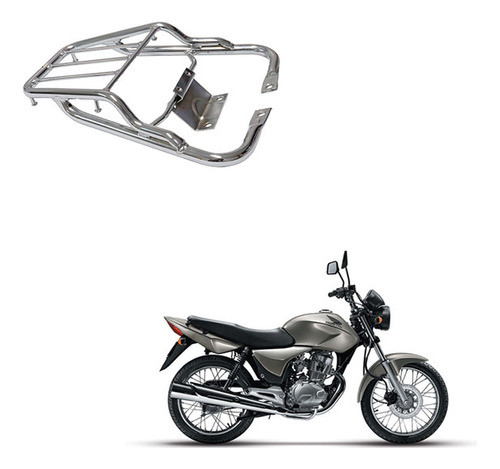 Bagageiro Trefilado Para Cg Titan 125 2000 Até 2003 Curto 0