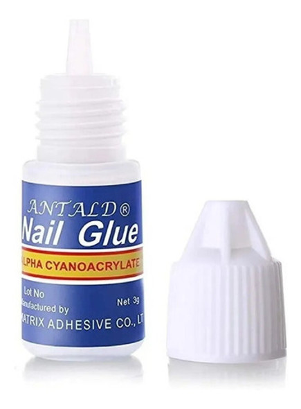 Pegamento De Uñas X2 Nail Glue Tips Esculpidas 0