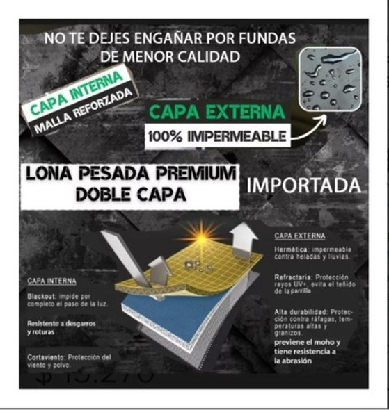 Funda Cubre Moto Bmw Gs 650 Gs 700 Gs 800 Gs 1200 ! 1