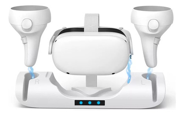 Dock De Carregamento Vr Para Meta Quest 2, Controladores De 0