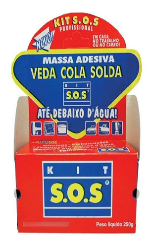Cola Kit Sos Massa Adesiva Vedatudo 250g Pronta Entrega 0