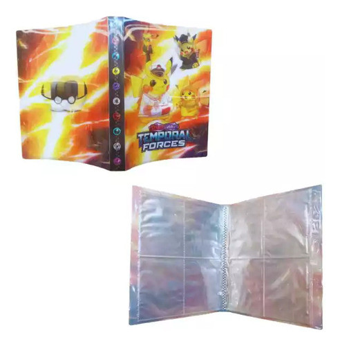 Album De Cartas De Pokemon 3d - Amarillo 0