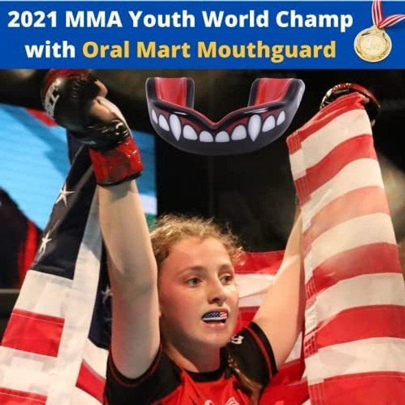 Oral Mart Vampire Fangs Youth Mouthguard For Kids - Youth Mo 1