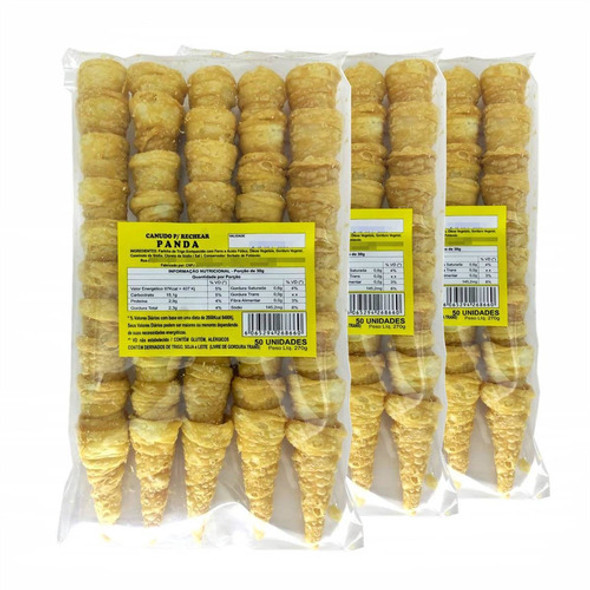 Canudo Para Rechear Crocante 50 Unid. 270g - Panda 0