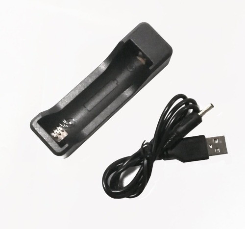 Cargador De Pilas Carga Usb Compatible Li-on Universal 18650 1