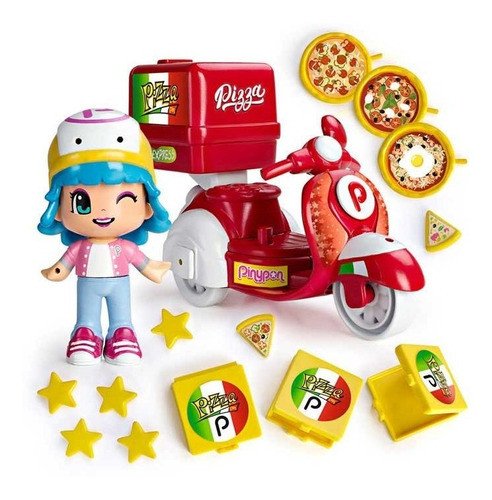 Pinypon Moto De Pizzeria Con Accesorios Original Bentancor O 1