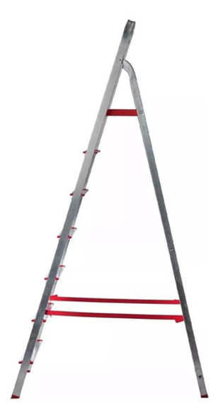 Escalera Aluminio Liviana 7 Escalones Lusqtoff Esl215-77 1