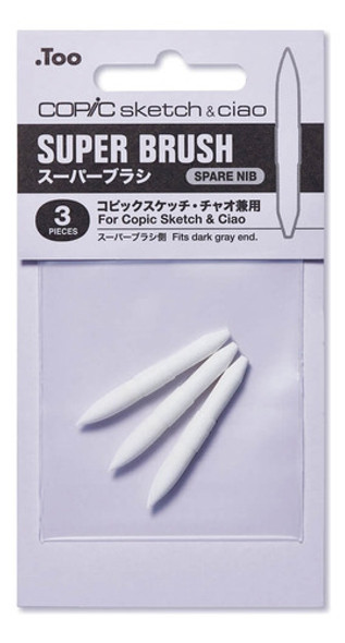 Repuesto Punta Copic Nib Super Brush X 3 Microcentro 0