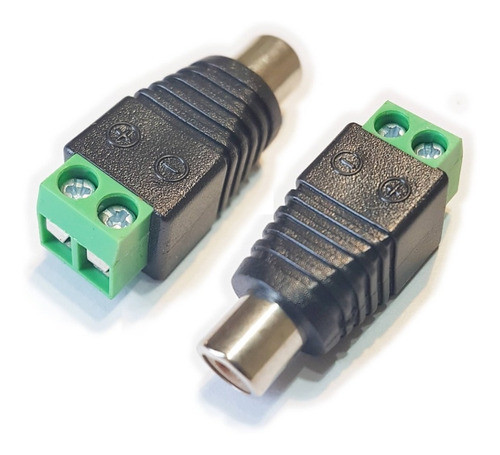 Conector Ficha Rca Hembra Jack A Bornera 0