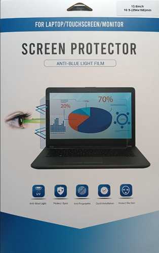 Filtro Anti-reflexo E Luz Azul 14.0  (315mmx174mm ) Visumi 1