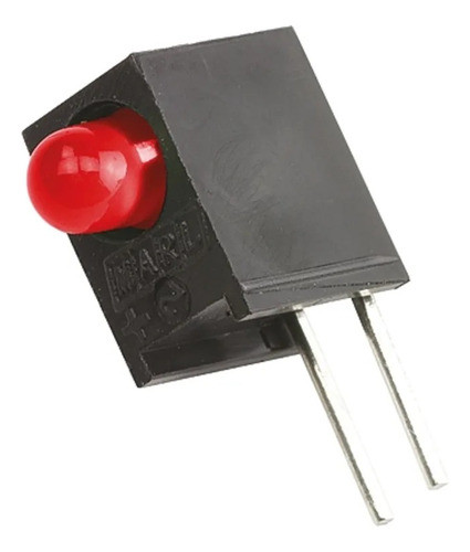 Pack X10 Led Rojo 3mm Con Soporte - 2gtech 0