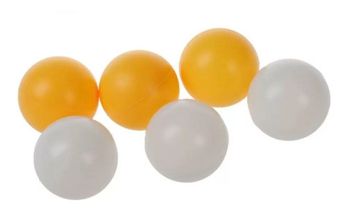 Bolinha Ping Pong 6 Unidades Na Cartela Kit Bola Tenis Mesa 1