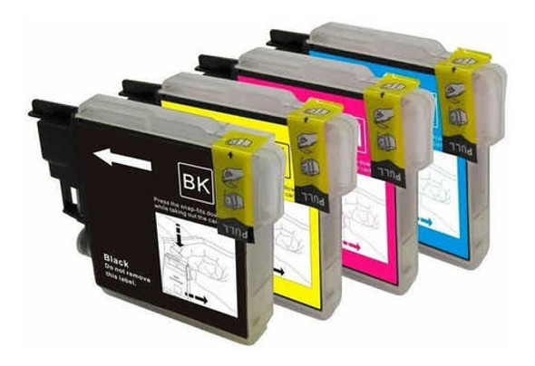 Pack 4 Cartuchos Compatibles Brother Lc-75 Mfc-j430 / J6710 0