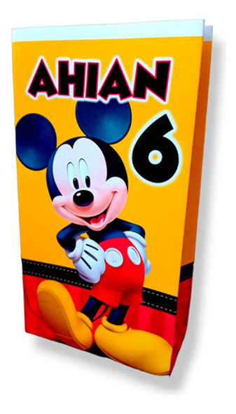 10 Bolsitas Sorpresita Personalizadas  Mick Ey 0
