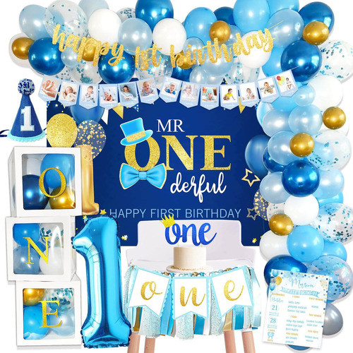 Suministros De Decoración De Primer Cumpleaños Para Bebé. 0