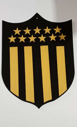 Escudo De Peñarol En Mdf 0
