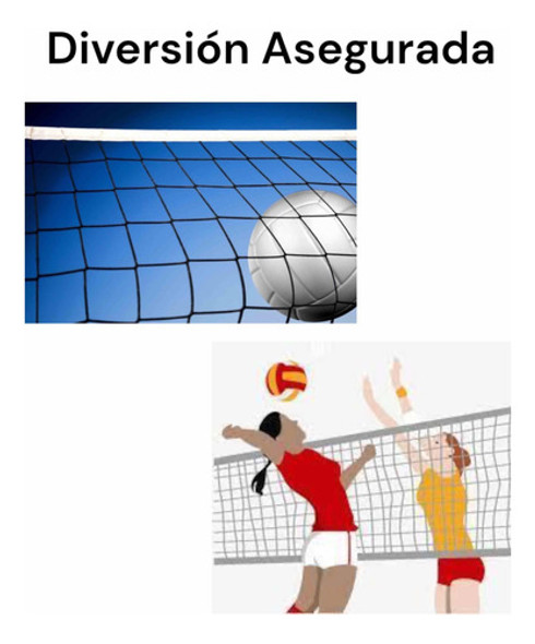 Red De Voley Badminton Futbol Tenis Diversion Asegurada 1