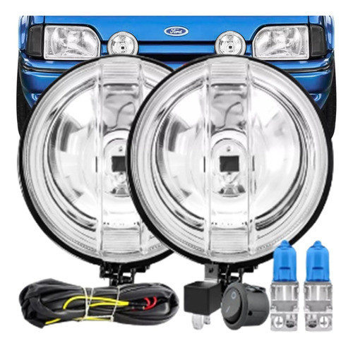 Kit Farol Auxiliar Escort Xr3 1987 A 1992 Hobby 1988 A 1996 0