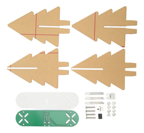 Kits De Circuito 3d Para Árvores De Natal Em Acrílico Fosco 0