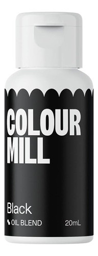 Tinte Alimentaria A Base De Aceite, Negro, 20 Ml 0