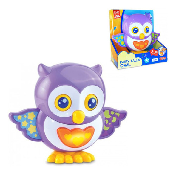 Buo Lechuza Interactivo Juguete Para Bebe Con Luz Y Sonido 0