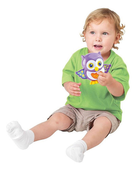 Buo Lechuza Interactivo Juguete Para Bebe Con Luz Y Sonido 1