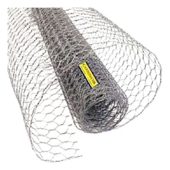 Tejido Hexagonal Pajarero Galvaniz ¾ X 1 Mt X 25 Mts Connor. 1