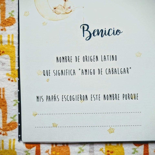 Álbum De Recuerdo Del Bebé Personalizado 1