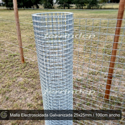 Malla Electrosoldada 25x25mm 1mt 6mts Tejido Metal Alambre 1
