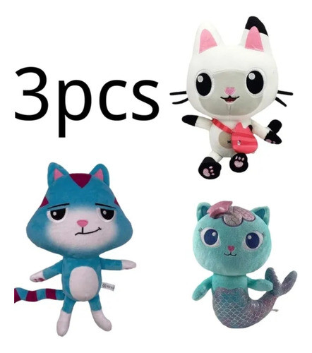 Peluche La Casa De Muñecas De Gabby Y Pandy Importado X3 0