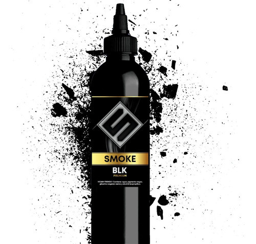 Tinta Smoke Blk 8 Onzas Premium 0