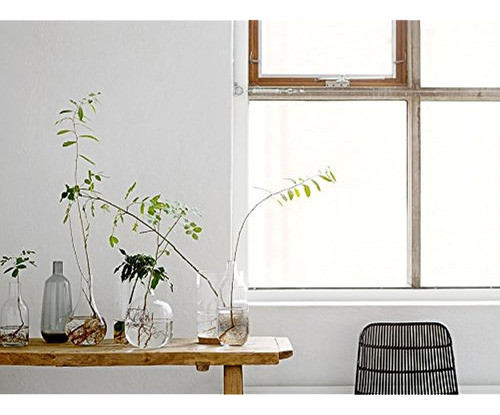 Florero De Vidrio Transparente Stout Bloomingville 0