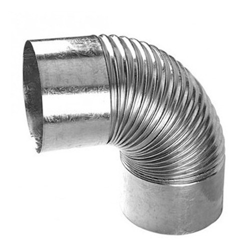 Curva 90° De 125 Mm Zingueria Chapa * 0