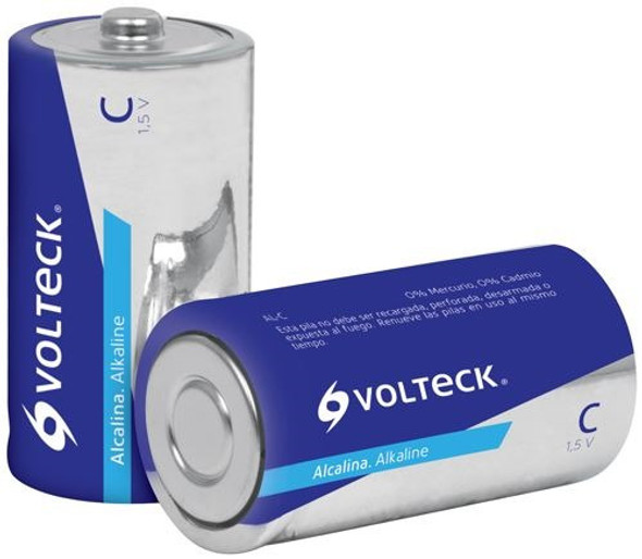 Pila Alcalina  C    Blister 2 Uni.   Volteck  Al-c X Blister 0
