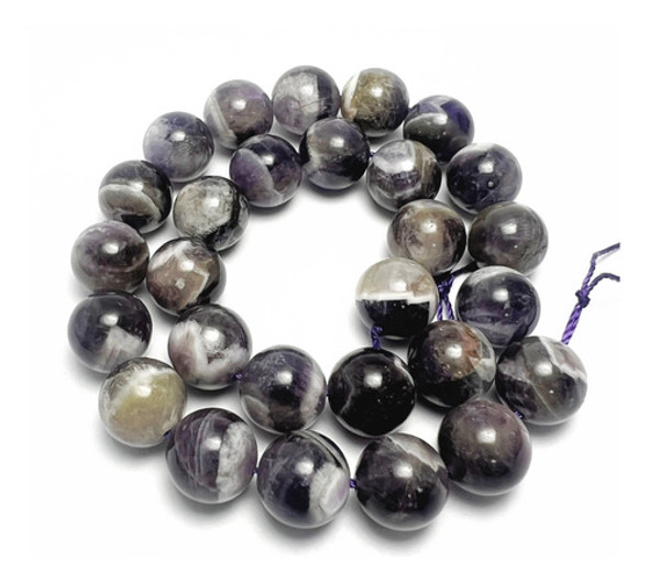 Perlas Piedra Natural Amatista 12mm 0