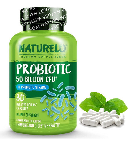 Naturelo I Probiótico I Soporte Digestivo I 230mg I 60 Caps 0