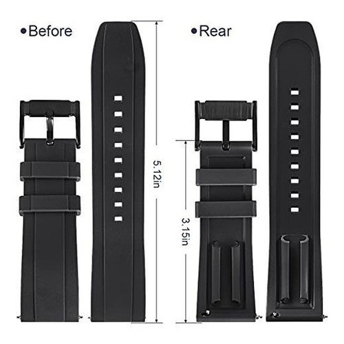 Malla Deposrtiva De Silicona Waterproof  20 Mm Negra 1