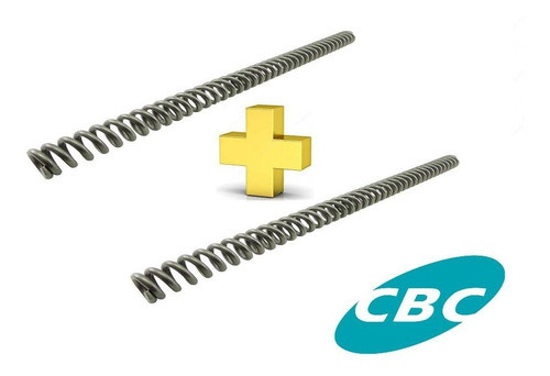 Kit 2 Molas De Ação Aço Inox Carabina Original Cbc 4.5 5.5mm 0
