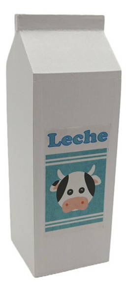 Cartón De Leche De Juguete Madera / Comida De Juguete 0